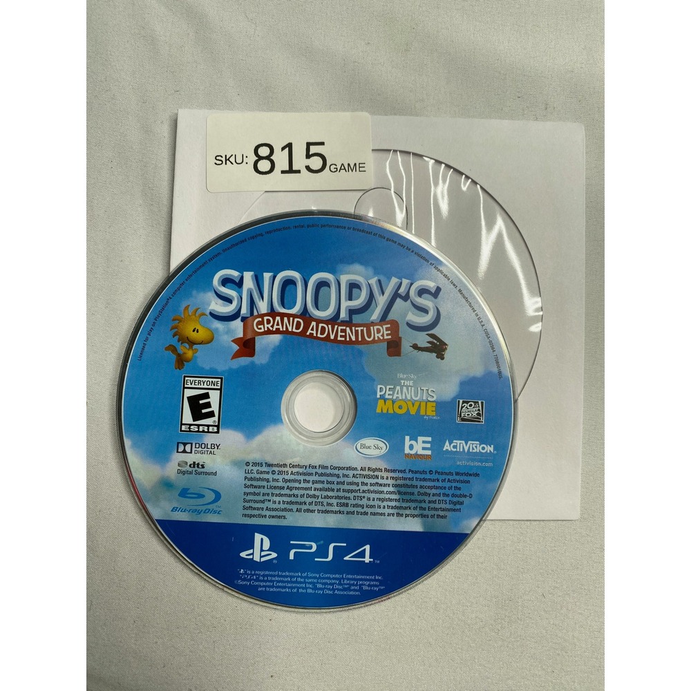 Snoopy's Grand Adventure Sony PlayStation 4